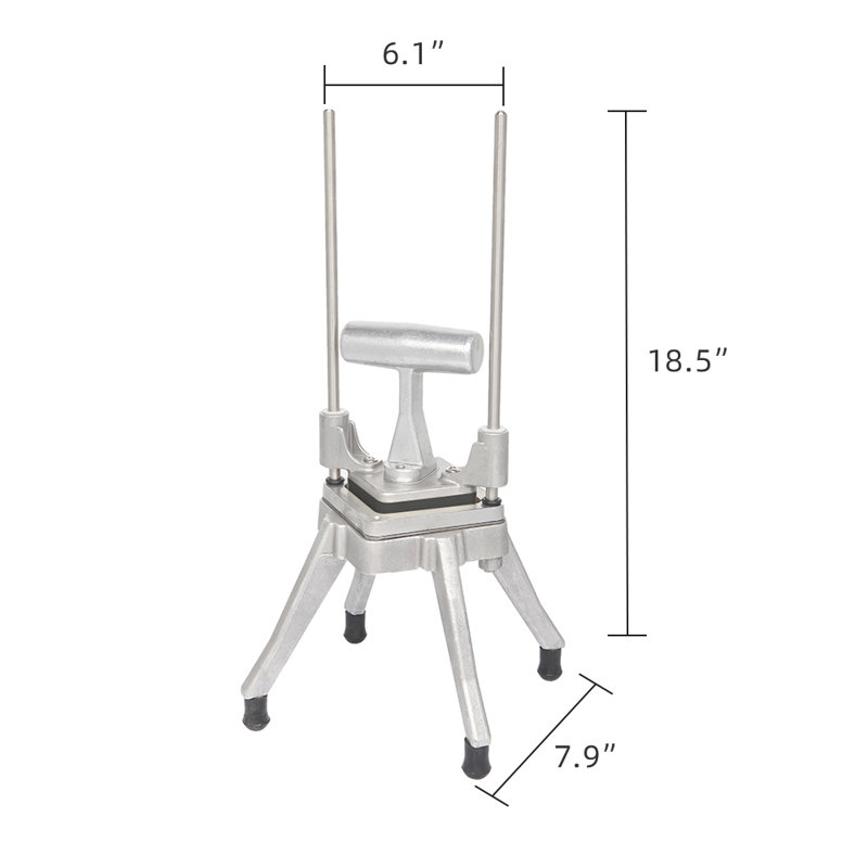 Bande de découpe de légumes en aluminium moulé sous pression, bande de découpe, 4 lames