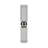 Modern Glass Cylinder Taper Candle Holder for Tabletop Decor - Decorative Sculptural Candlestick Holder for Entryway or Living Room Accent - Silver-1719695738-1719695741