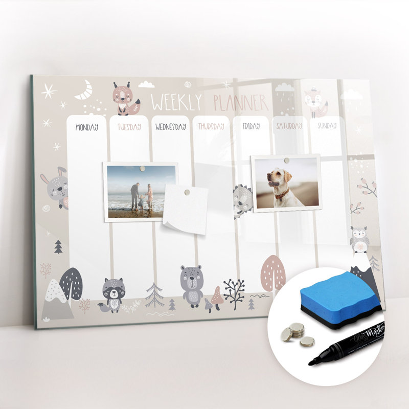 Magnetic Glass Dry Erase Board