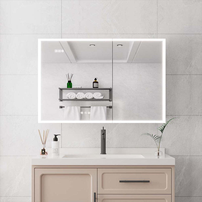 Armoire à pharmacie avec miroir l 36 po Syeed, 24 po x 36 po
