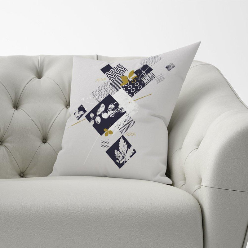 Samaire Abstract Square Cushion