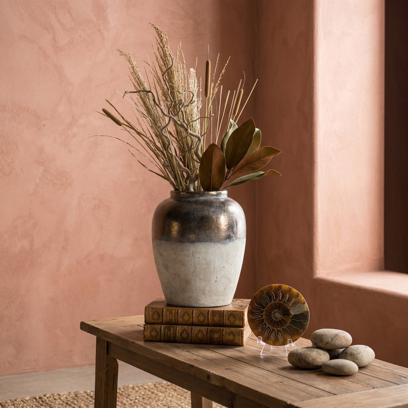 Libra Handmade Terracotta Table Vase