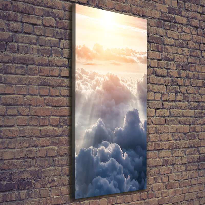 Flight Over The Clouds - Wrapped Canvas Print