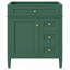 Meuble-lavabo de salle de bain de 30 po sans lavabo supérieur, armoire de rangement moderne avec 2 tiroirs et un tiroir rabattable (PAS DE BASSIN)-20393412
