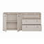 Sabel Modern TV unit with 2 doors, 2 drawers and open compartment, living room cabinet, engineered wood, 143.9 cm W x 66.3 cm H x 34.8 cm D-130987578
