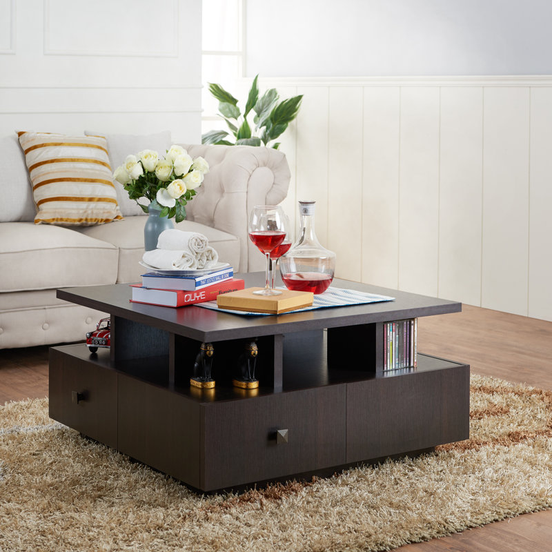 Block Coffee Table with Storage