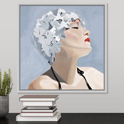 « nage cap ii », peinture sur toile