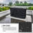 Modern Outdoor Steel Gas Fireplace