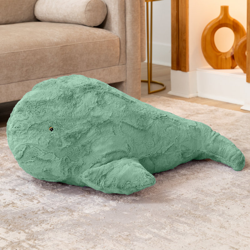 Pouf et pouf Raven-Symoné Marina The Whale Sea Buddy, Vert