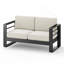AMOUREUX MAYA BAY MP1, FINITION NOIRE AVEC COUSSIN BEIGE