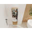 Armoire de salle de bain murale à miroir avec tablettes réglables