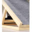 Rampe d'escalier pliable pour animaux en bois-484781781