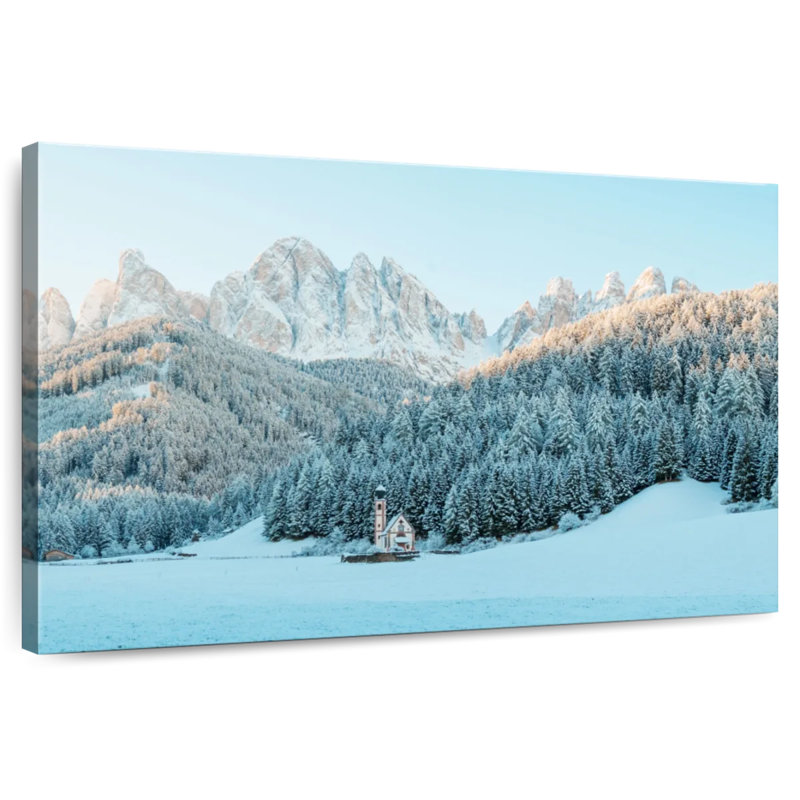 Forêt d'hiver des Dolomites d'Alvord, H 30 po x l 45 po