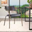 Chaise avec accoudoirs rembourrée Rayvone