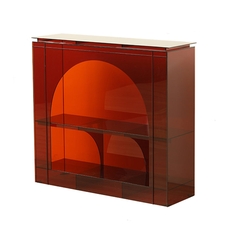 Armoire d'appoint Minimalist Light, Rouge, 35.43" H x 47.24" W x 11.81" D