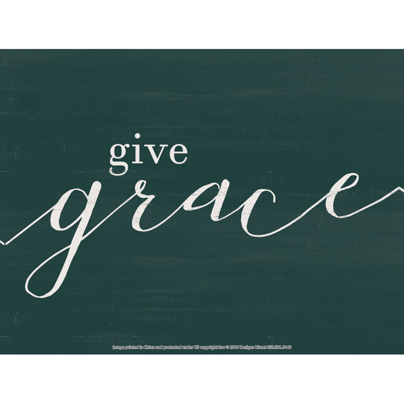 " Give Grace ", 24" H x 36" W