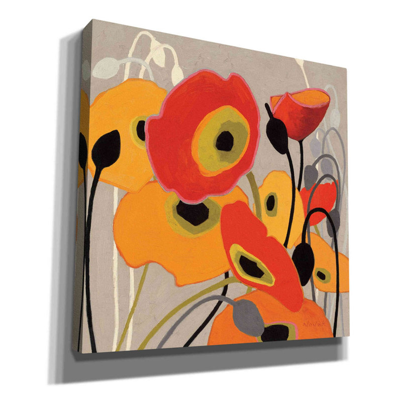 «Mango Tango I» par Shirley Novak, art mural sur toile, H 12 po x l 12 po x P 0,75 po