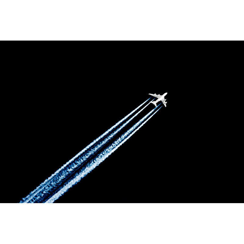Avion Contrail par Jetliner Images, H 8 po x l 12 po