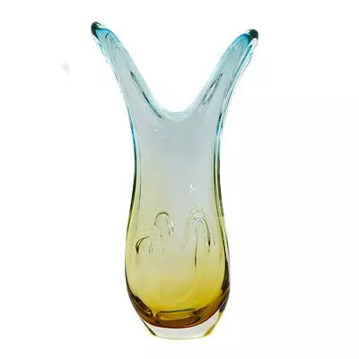 Handmade Glass Floor Vase