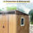Spacious Metal Storage Shed For Lawn - 6Ft X 5Ft With Waterproof Feature Garden -Proof Keep Dry-122098287