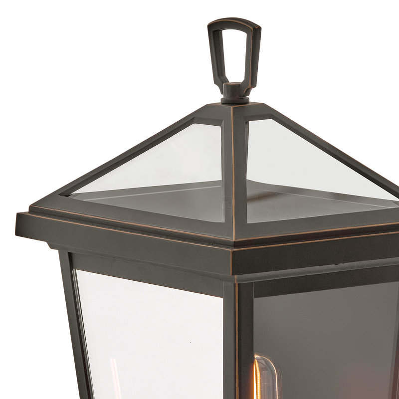 Hinkley Alford Place Medium Wall Mount Lantern, 18" H x 8" W x 6.5" D, Oil Rubbed Bronze