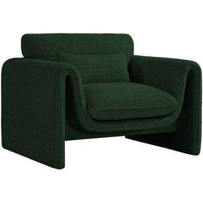 Holsombach 42 inches W  Boucle Fabric Chair
