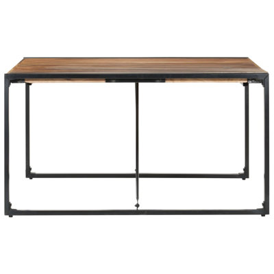 Dezi Dining Table 140x140x75 cm Solid Wood