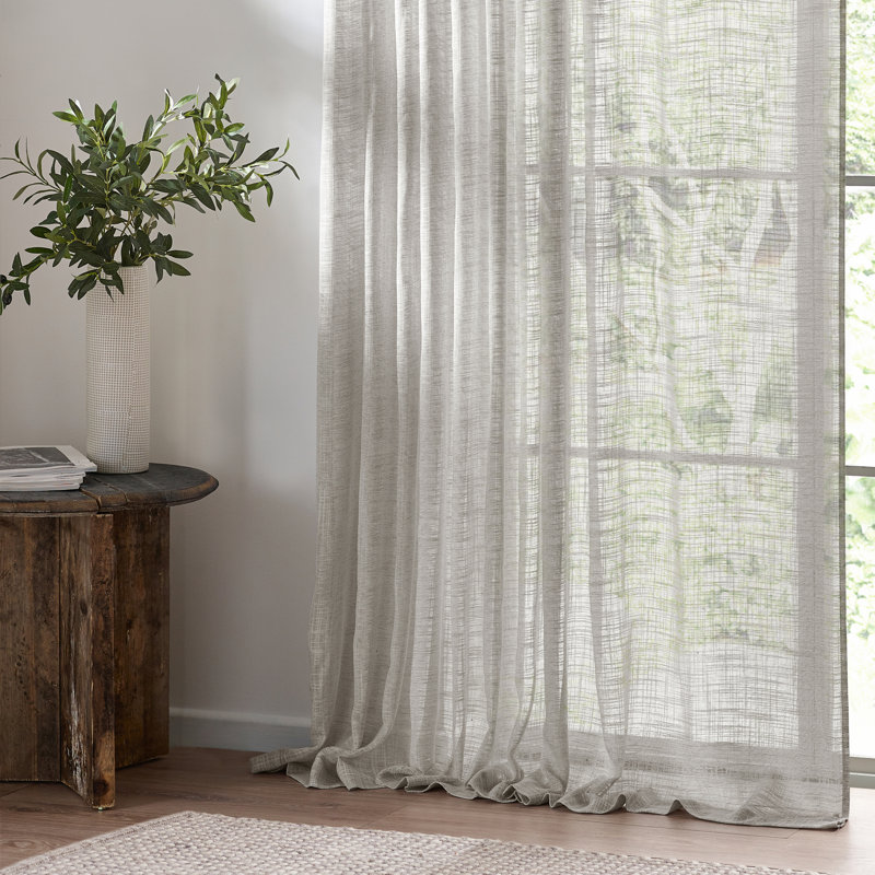 Cirrus Voile Sheer Single Curtain Panel