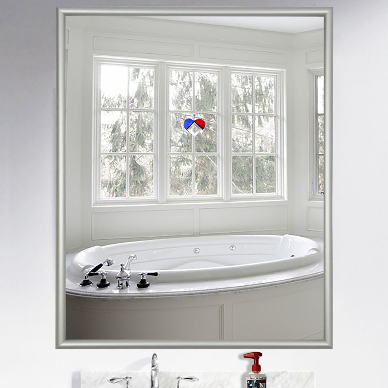 Derosier Metal Flat Mirror, 58.125" x 20.125"
