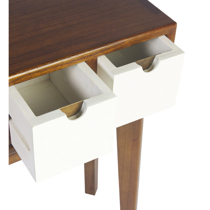 Clower 110cm Solid Wood Console Table