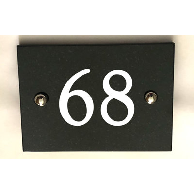 Brumby 10cm H Reflective Stone House Number