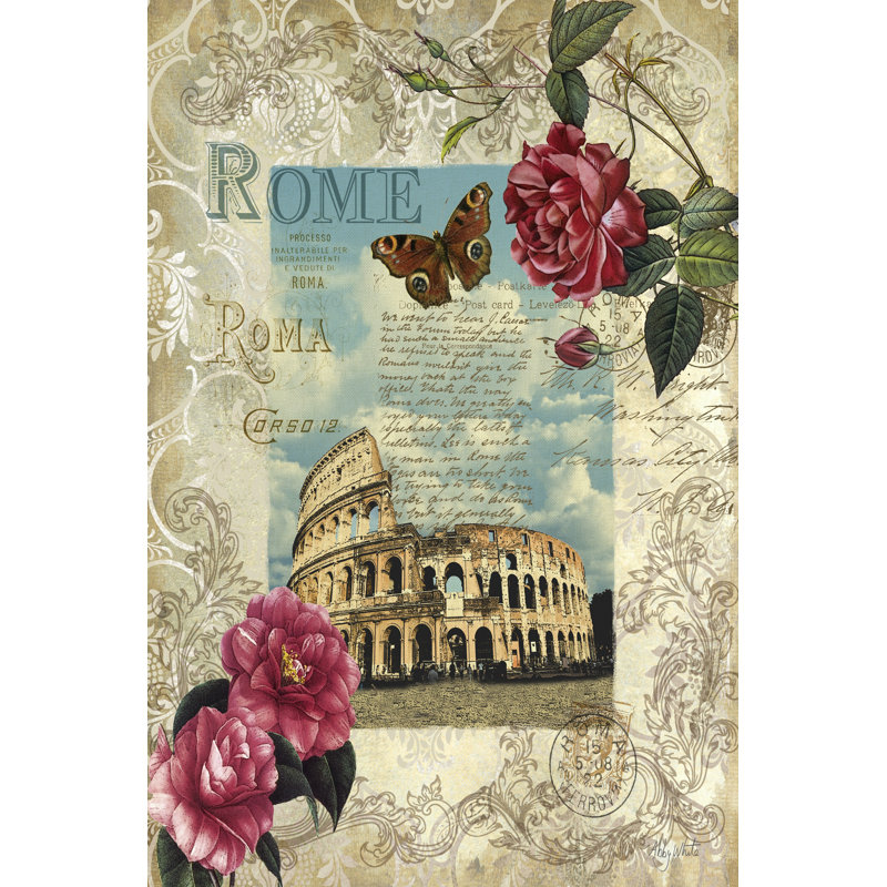 Eternal Rome by Abby White - Wrapped Canvas Painting, 76cm H x 51cm W x 3.8cm D