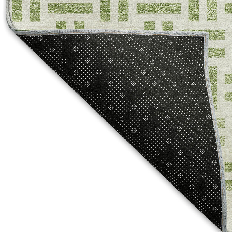 Tapis en aloès Prisco lavable à la machine de qualité supérieure, Rectangle 10 pi x 14 pi