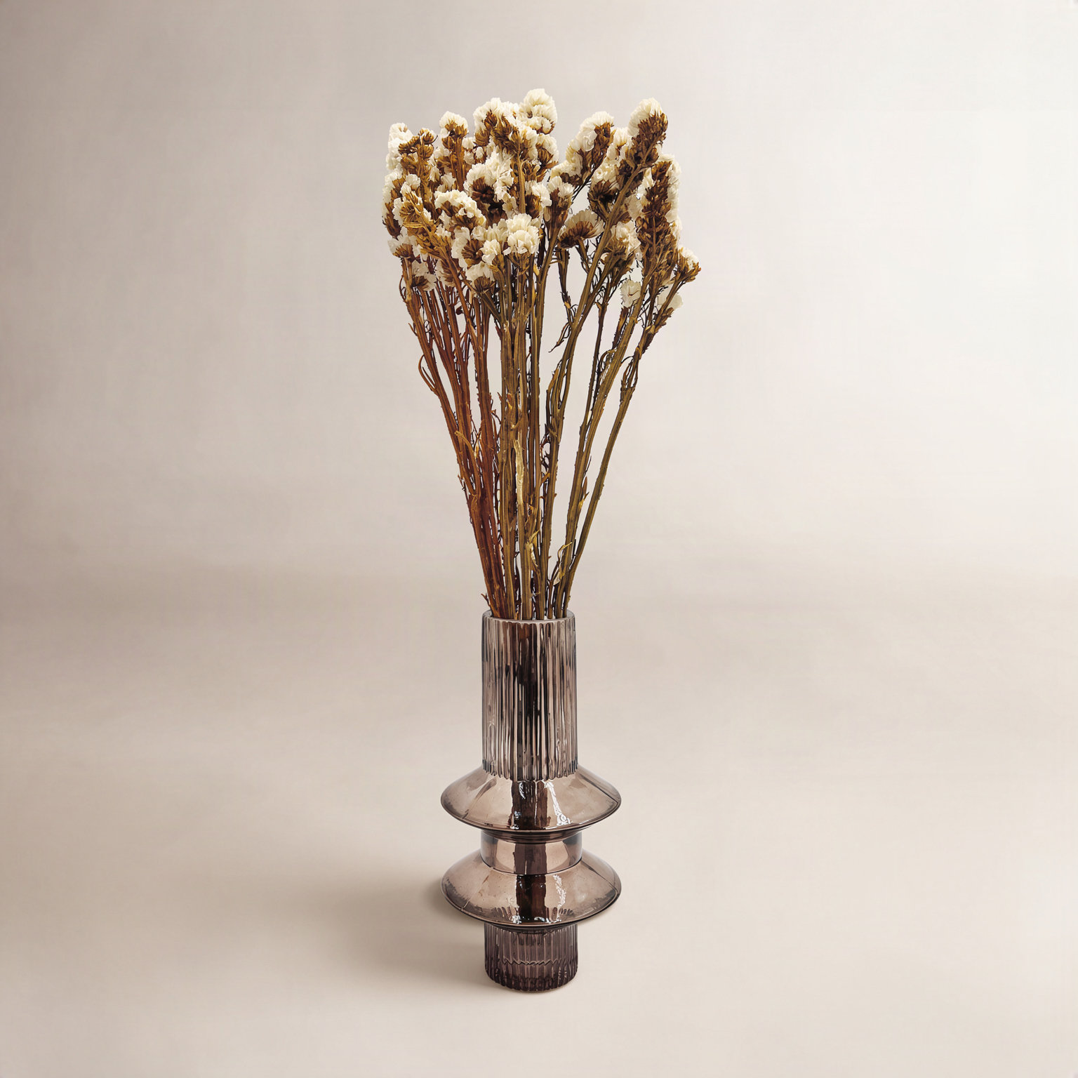 Modern Art Preserved Myosotis Stems, Yellow