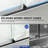 Frameless Dual-Sliding Shower Door, 76×48", 3-color Options, Chrome, Black, Brushed Gold-120145147