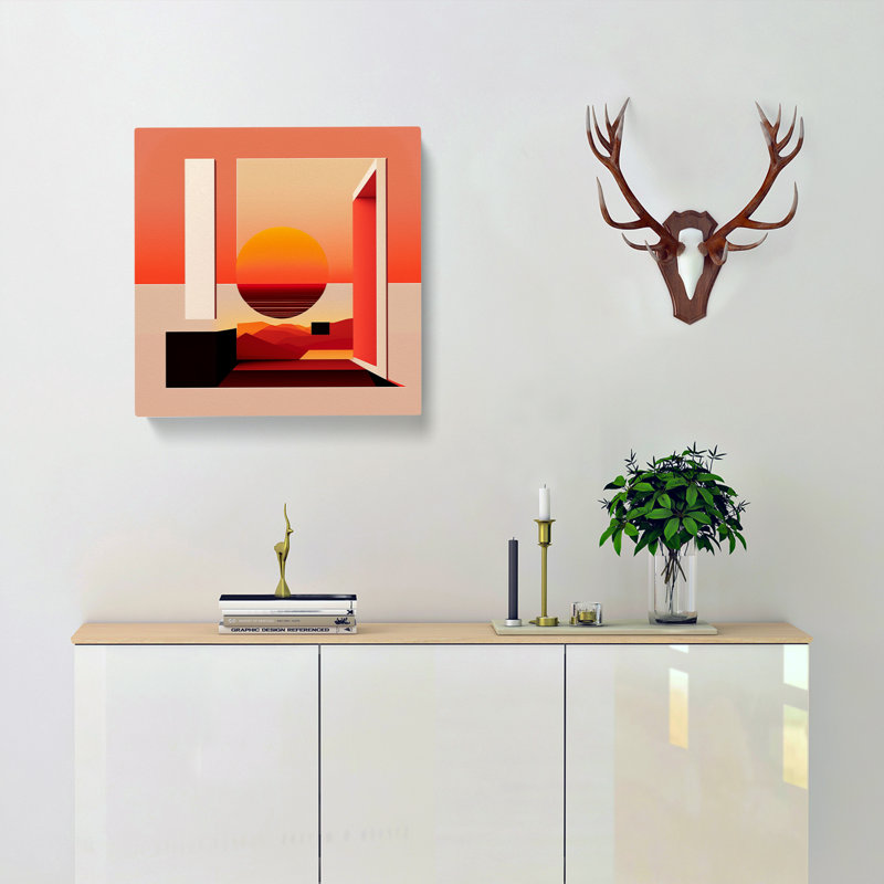 Modern Wall Art - Wrapped Canvas, 50cm H x 50cm W x 3cm D