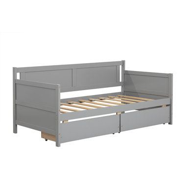 Wood Daybed with Drawers