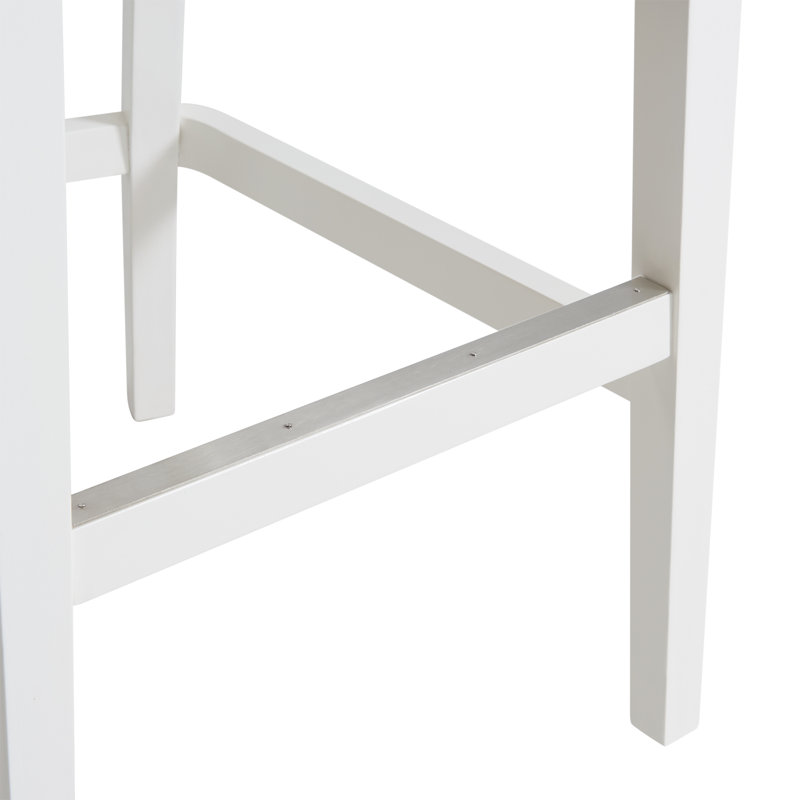 Ellie 19" Wide Solid Rubber Wood Frame Linen Fabric Counter Height Swivel Stool With Back, Bar Stool (31" Seat Height), 2