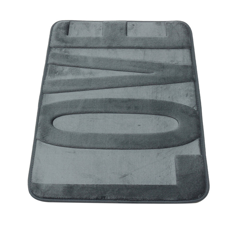 Almeera Non-Slip Bath Mat, Grey