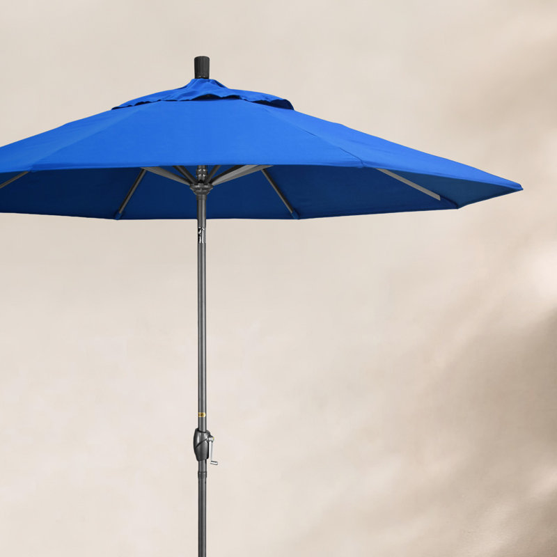 Parasol de marché 9 pi Iuka, Tissu performance bleu royal