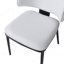 Ensemble de 2 chaises de salle à manger rembourrées et chaise d'appoint-120974298