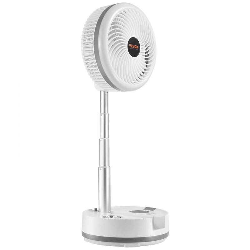 10 inch Foldable Rechargeable Oscillating Fan 3 in 1 Remote 9 Speeds