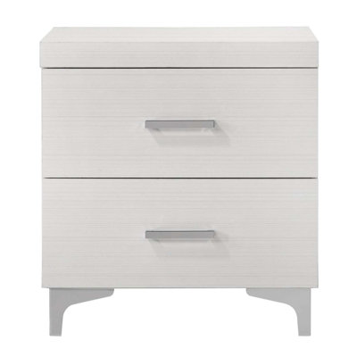 Table de chevet Casilda, finition blanche