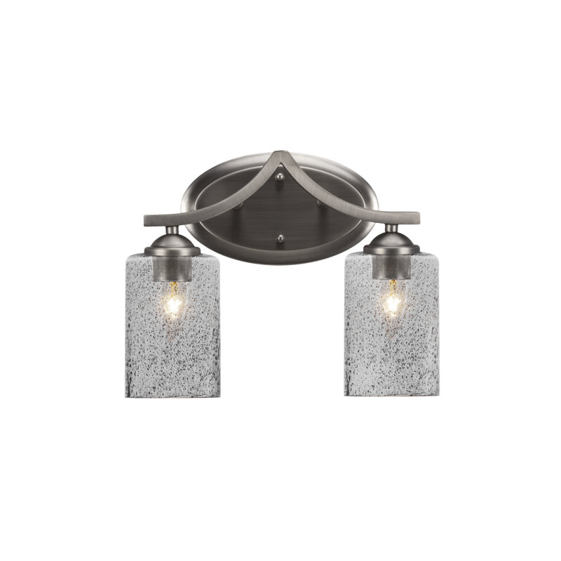 Zilo 2 Light Bath Bar, Graphite