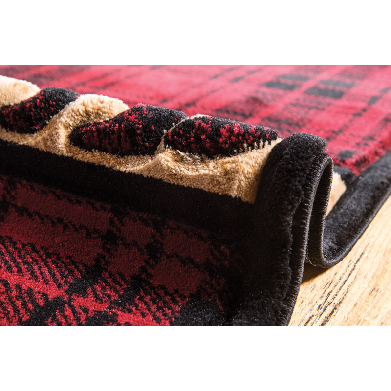 Eskridge Plaid Indoor Rug, Rectangle 2'7" x 4'2"