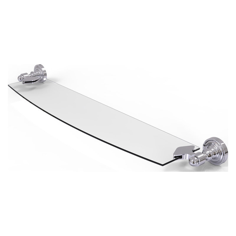 Marchmont Bracket Shelf, 2.25" H x 22" W x 6.1" D, Polished Chrome