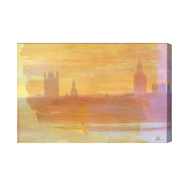 1 Piece Wall Art on Canvas, 30 cm H x 61 cm W x 4 cm D