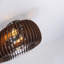 Ventilateur de plafond encastré moderne de 20 po en demi-cercle, ventilateurs de plafond avec lumières (sans ampoules incluses) et télécommande, 6 vitesses, moteur à courant continu silencieux pour le salon, la chambre à coucher et la cuisine