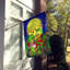 Drapeau de jardin Fentes Frog Love Love-795876249