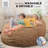 CordaRoy's Faux Fur Convertible Bean Bag Chair-87284164-87325620